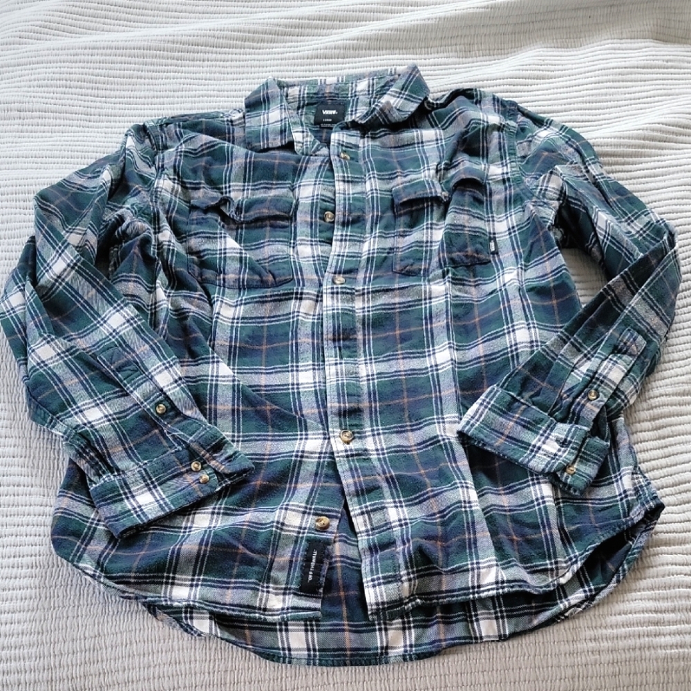 Vans Plaid Button-Up Shirt